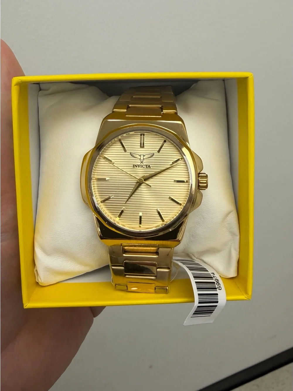 Invicta Specialty Men's Gold-Tone Stainless Steel Bracelet Watch 44mm